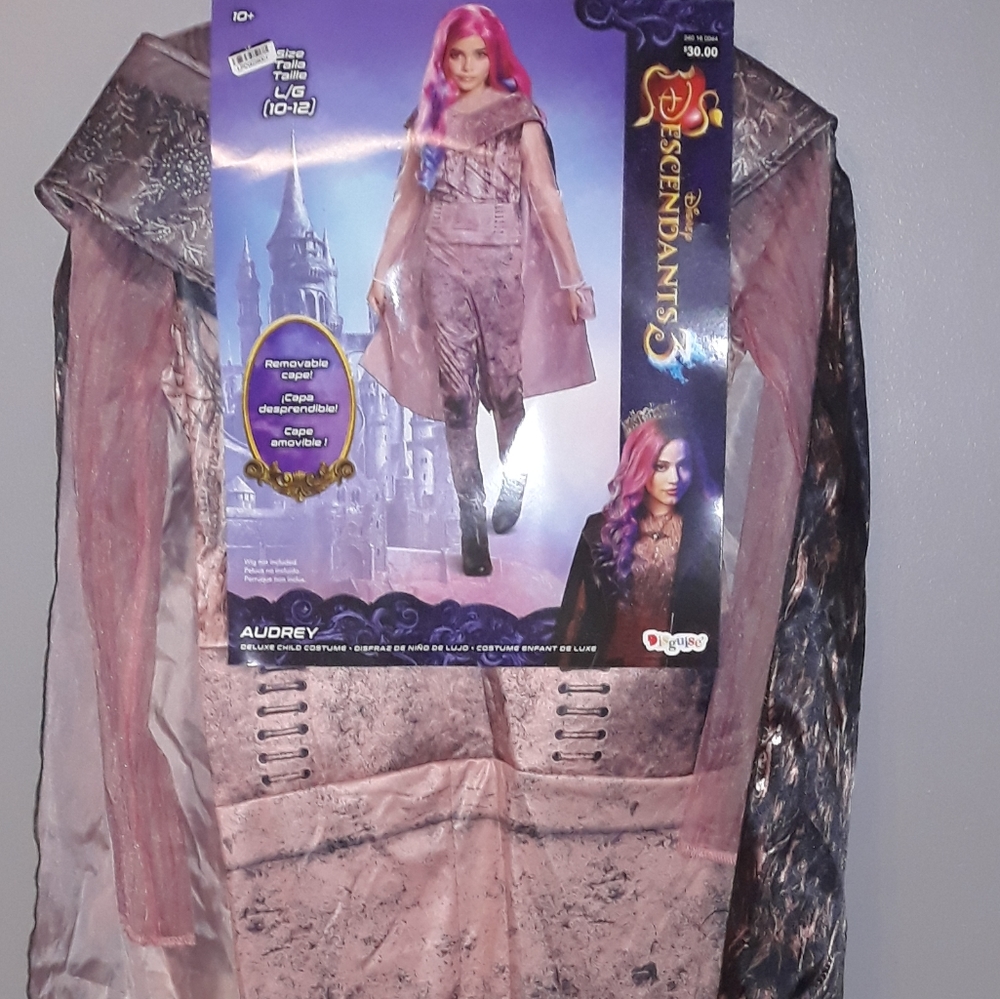 Girls Descendants 3 Audrey Halloween Costume Large (10-12)